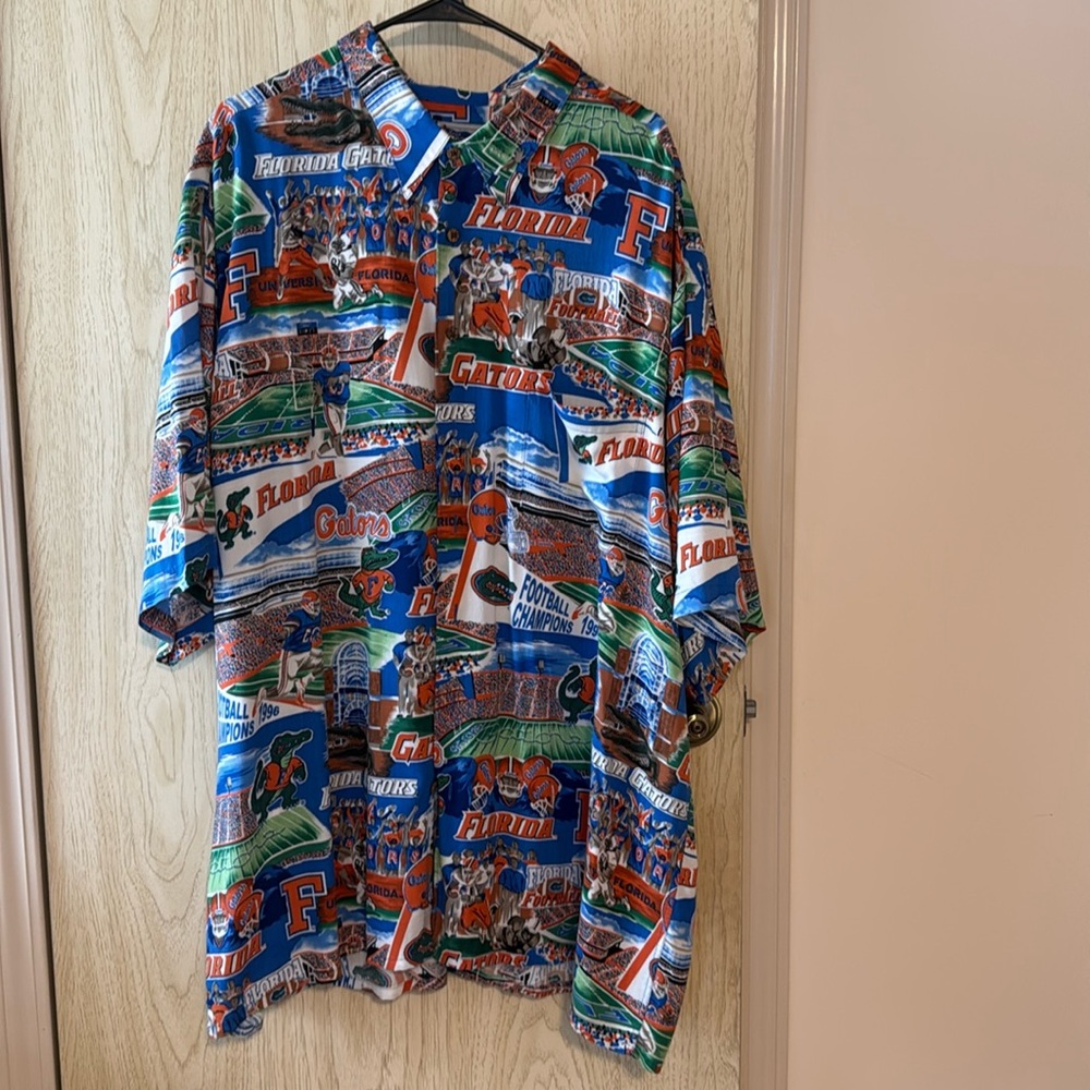 Vintage Y2K Reyn Spooner x Florida Gators Sports Button Down Polo